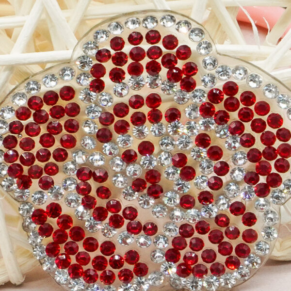 Wholesale Hot diamond bear perfume bottle rhinestone DIY Patches