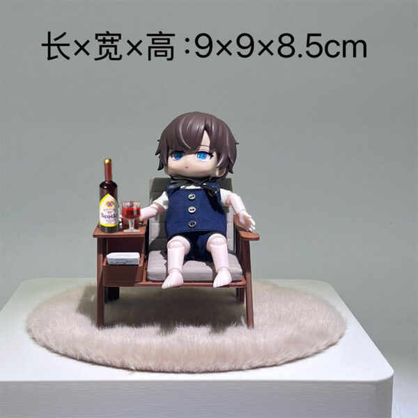 Wholesale Model Chair Wine Bottle Red Wine Doll Accessories
