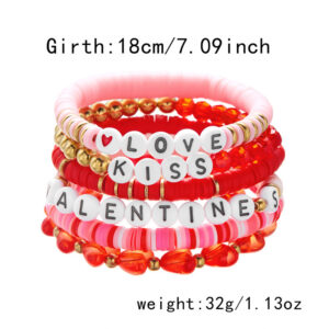 Letter bracelet set