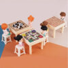 Wholesale Children's play toy table and chair small ornaments miniature simulation doll house series scene small props jewelry ornaments
