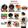 Wholesale stamping factory for black history T-shirt thermal transfer stamping paste st