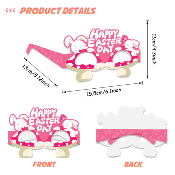Wholesale Paper glasses for Easter party photo props