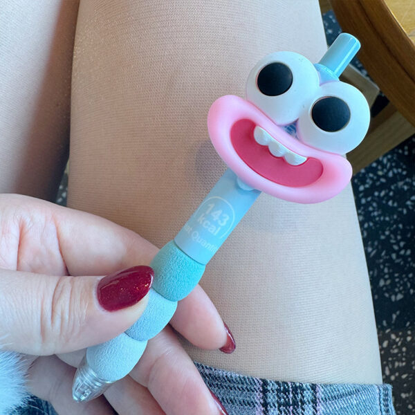 Wholesale Emoji Pack Gel Pen Cute Big Mouth Big Eyes Funny Pen
