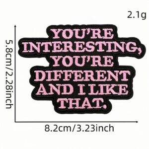 Cartoon english cloth stickers 3 #