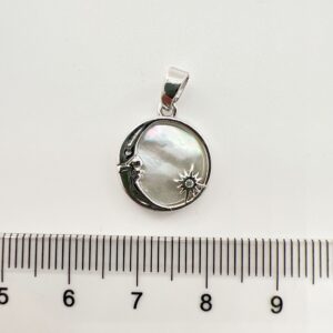 Sun, moon and stars (platinum white shell)