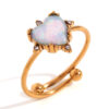 O1CN01r6eG3G2AUrLqlK7IB_2213308878207-0-cib Wholesale pular Niche Aessible Luxury Ring Jewelry Stainless Steel Plated 18K Gold Opening Adjustable Australian Gemstone Ring for Women