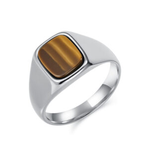 Steel color tiger eye stone / 8#