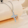 Wholesale Crown Cross Necklace Multi-Color Jewelry