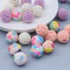 Wholesale Pearl Flower bayberry Ball Diamond Ball Acrylic Beads
