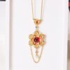 Wholesale Gold Heart Pendant Necklace Luxury Choker