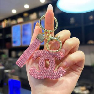 Chanel pink with full diamonds / 4.2*5.4