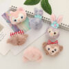 Wholesale Cartoon plush doll head doll cute rabbit bear brooch OLY Exclusive