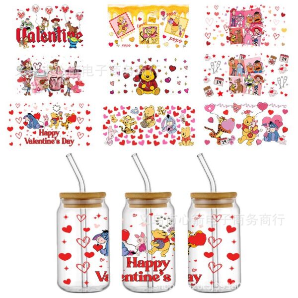 O1CN01rFFn181IlMdTcqvDv_2216490590933-0-cib Wholesale Cartoon Valentine's Day Series Uv Dtf Transfer Crystal Label 16oz Glass C Sticker pular Three-Dimensional