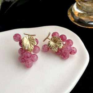 Purple grape cluster-silver needle