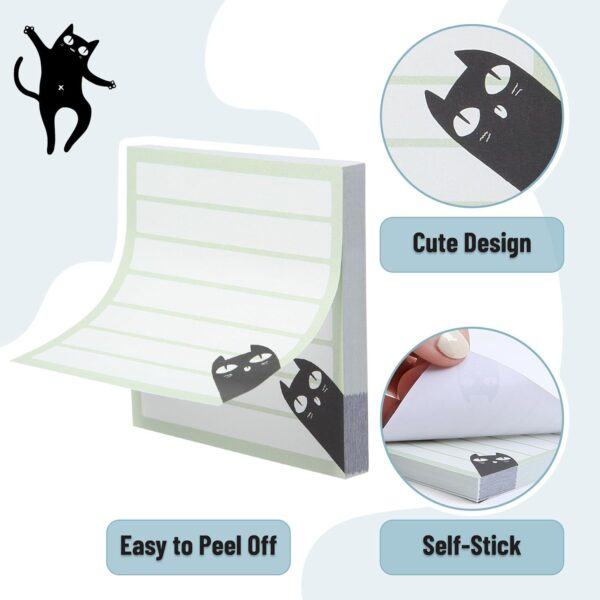 Wholesale Cartoon cat daily planner with removable high-adhesive sticky notes