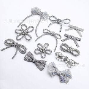 Wholesale Hot melt adhesive bow tie for rhinestones DIY Patches