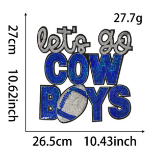 Dark blue cowboys ----------- Adhesive style