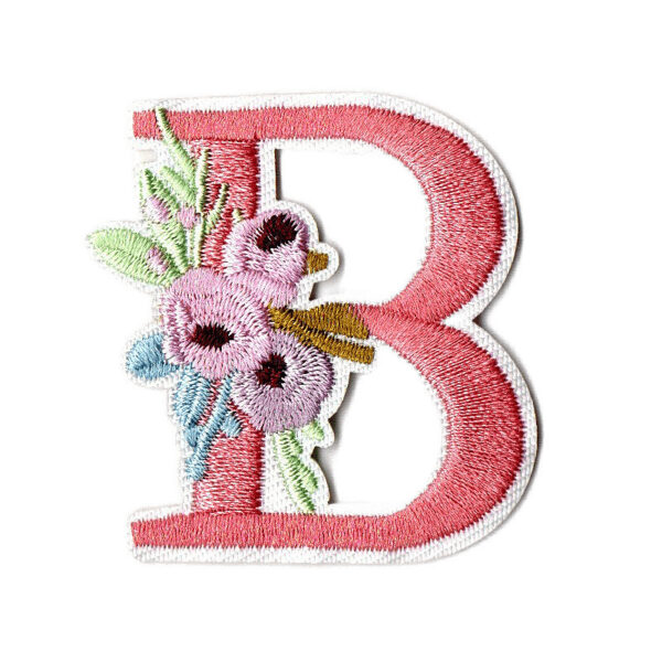 Wholesale Embroidered cartoon badge with English letters DIY Patches