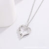 Wholesale Heart-Shaped Titanium Steel Necklace
