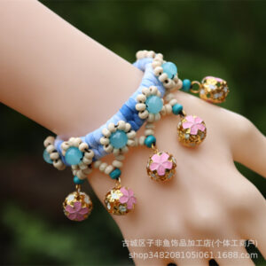 No. 10 details with beads and bells randomly