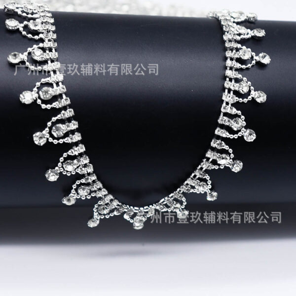 Wholesale Water Diamond Claw Chain Crystal Diamond Chain DIY Patches