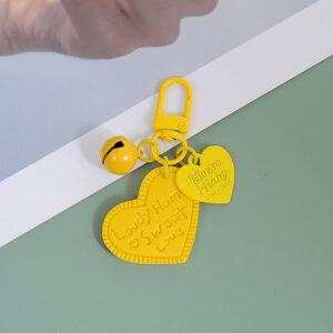 Little peach heart bell-yellow