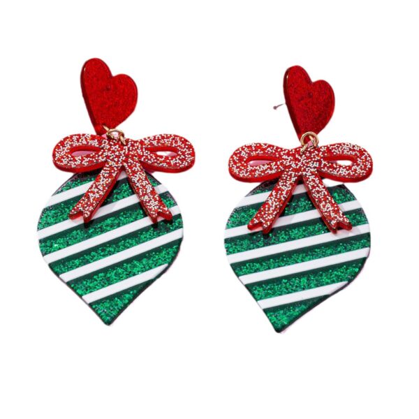 Wholesale Love Bow Valentine's Day Acrylic Earrings