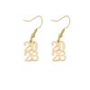Wholesale Number Earrings