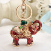 Wholesale cute elephant pendant alloy keychain