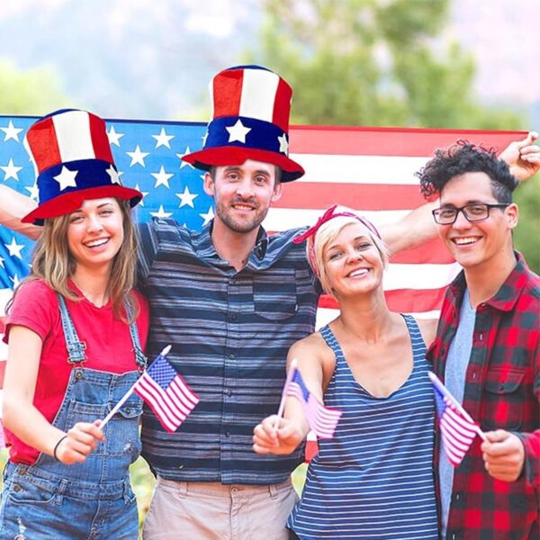 Wholesale Independence Day party flag decoration hat
