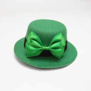Bow tie green hat / Bottom diameter 13.5 * cap height 5cm