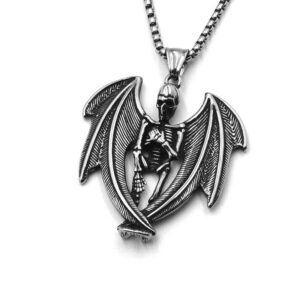 Vampire bat + stainless steel chain