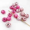 Wholesale Wooden Beads 16mm Lotus Round Beads Valentine's Day