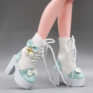 Green pearl pendant high heels, style number 131701