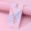 Wholesale Pink Cute Pendant Niche Ballet Shoes Necklace