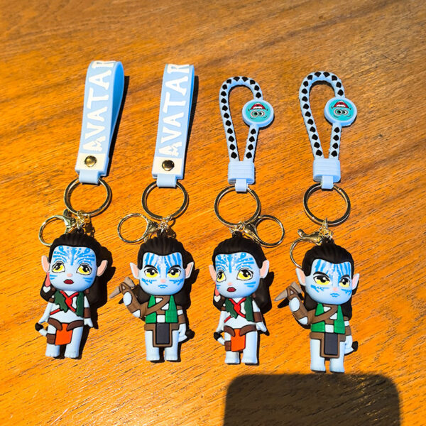 Wholesale Cartoon Blue Doll Keychain