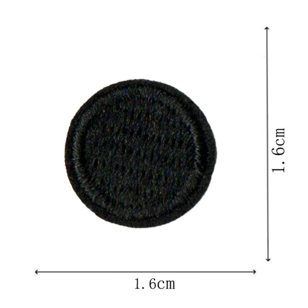 Wholesale Round Classic Computer Embroidered Flower Patch Applique