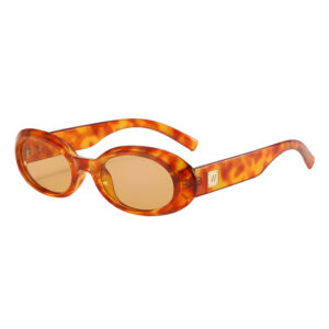 Orange wrapped flower frame light tea slices