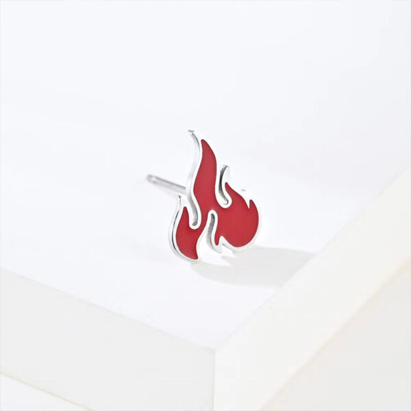 Wholesale Niche Design Flame Earrings Retro Simple Elegant Earrings