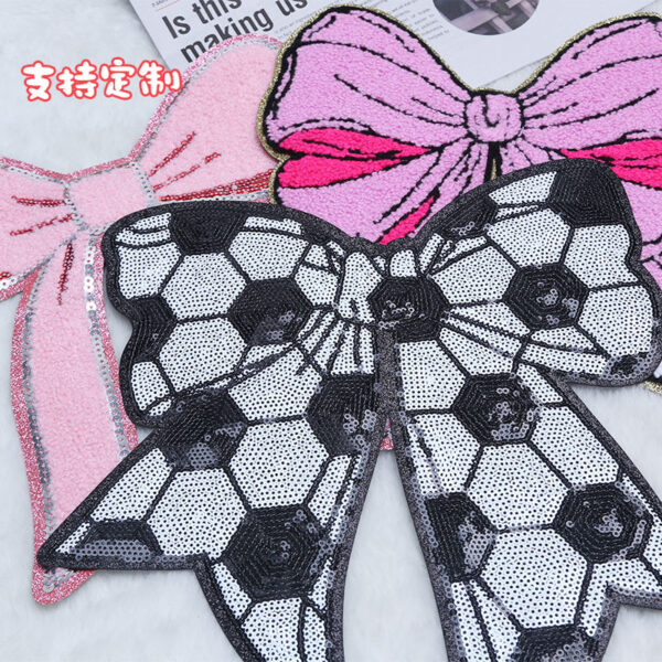 Wholesale Colorful and diverse bow embroidery DIY Patches