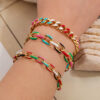 Wholesale Colorful Bracelets for Men and Women Stainless Steel Non-Fading Jewelry