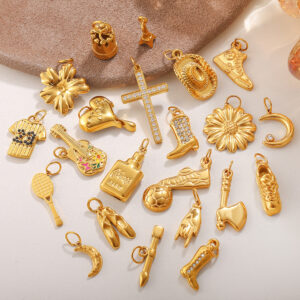 Wholesale Various styles of stainless steel necklace pendant accessories