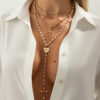O1CN01rj9JHs23L3pP8yNbE_1005997238-0-cib Wholesale Punk metal cross pendant with pearl bead chain, stackable necklace