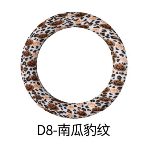 D8-pumpkin leopard print (65mm ring)