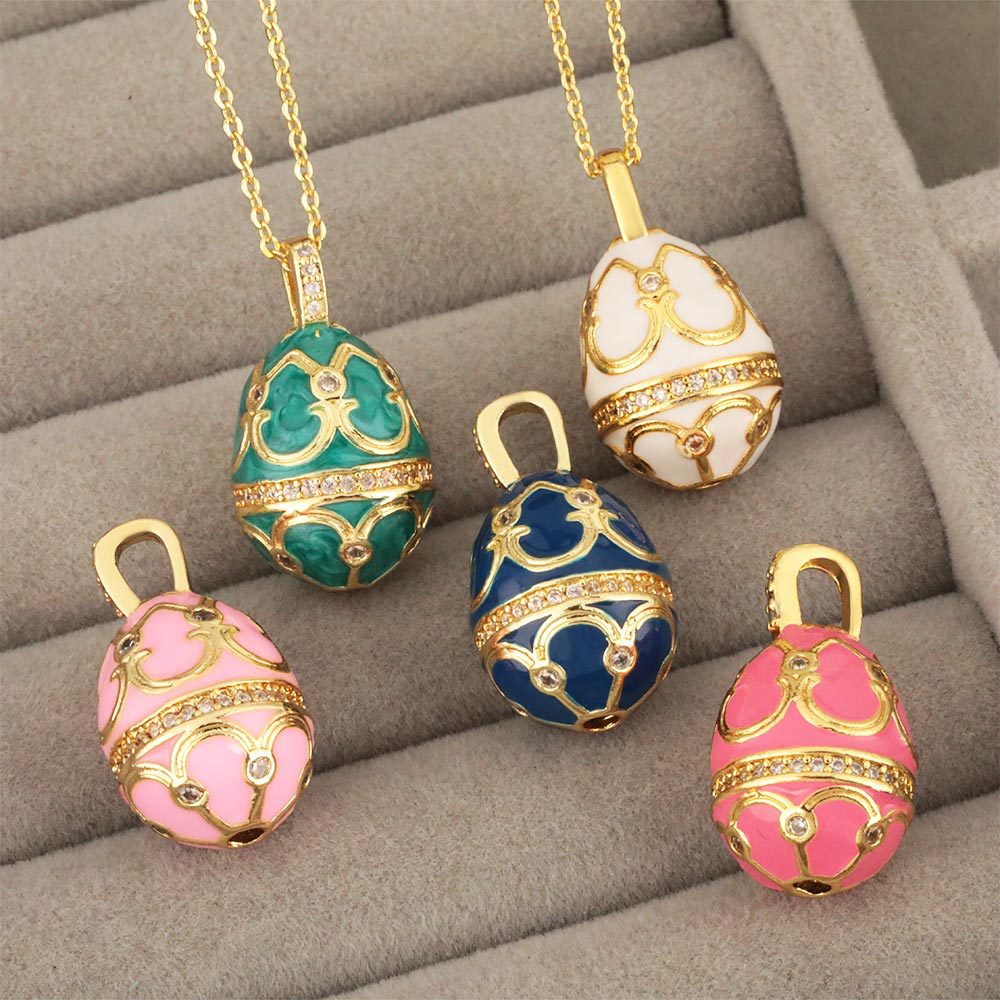 Wholesale Easter Pendant Opable Necklace