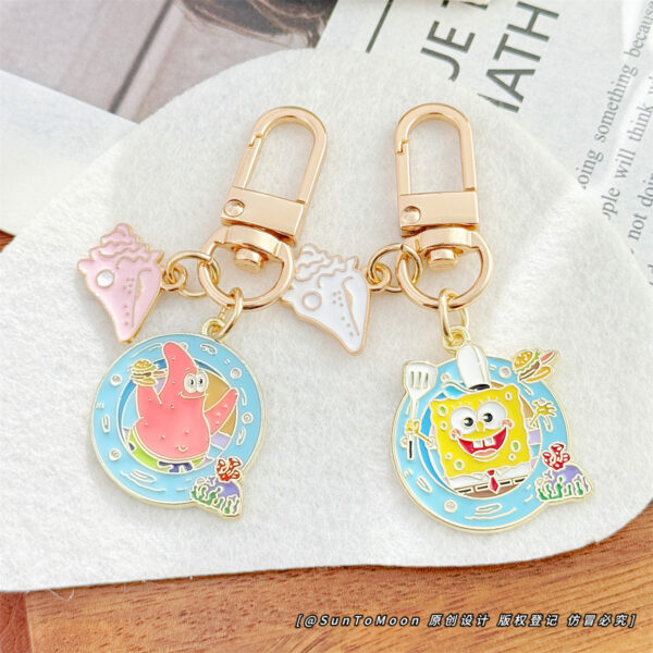 O1CN01rnYexE2L5dWk1AOeF_2214289709641-0-cib Wholesale Cute cartoon metal keychain