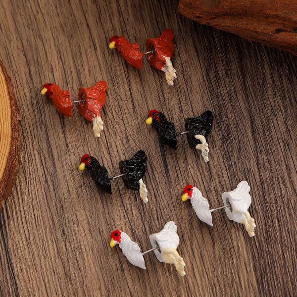 Wholesale Hen Ear Studs Earrings