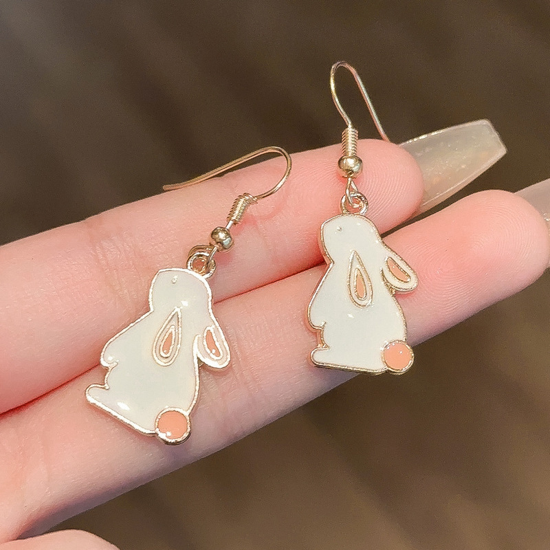 Wholesale Easter cartoon cute rabbit Easter e earrings