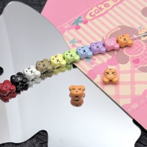 orange color / 8.1*7.9mm, hole approximately 1.8mm