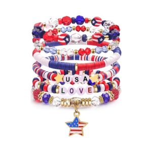 6 piece set usa love